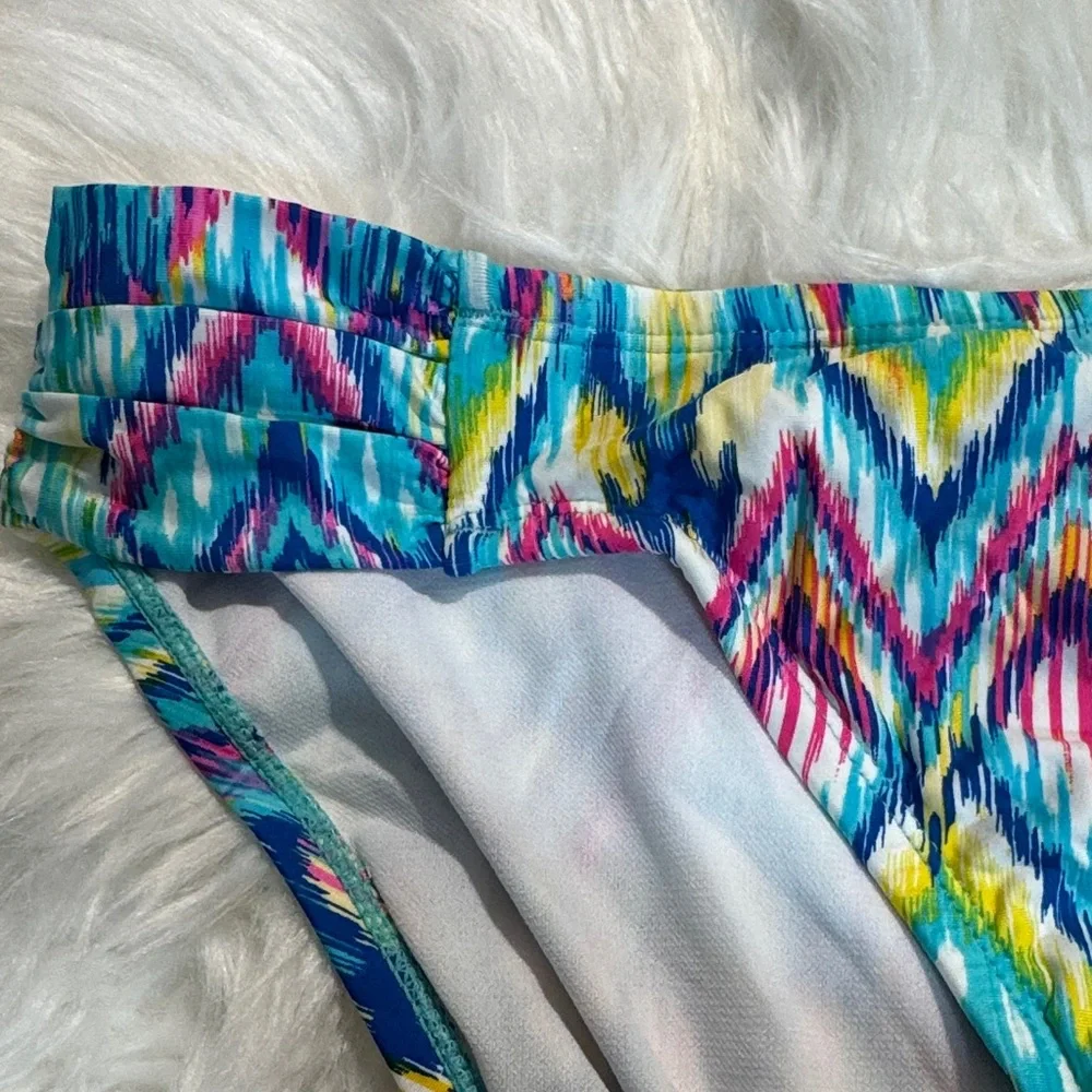 Kenneth Cole Reaction Vibrant Multicolor Design Bikini Bottom Size XL - Picture 2 of 6
